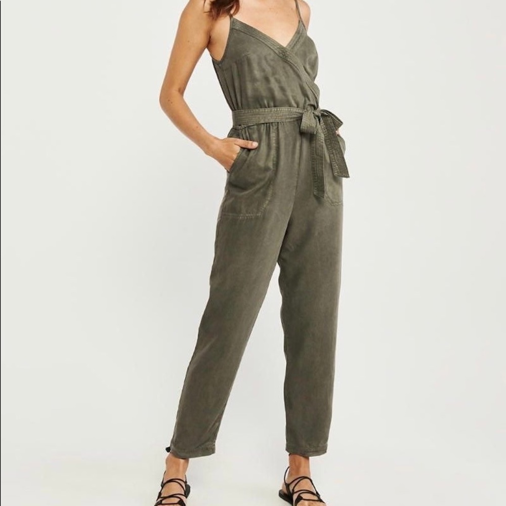 New Abercrombie, Green, Large/Tall, Romper